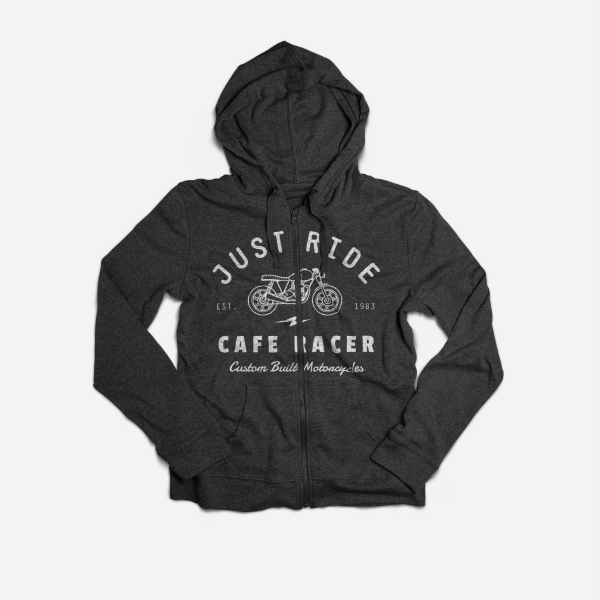 Kledingstukgeverfde superzachte hoodie van slubkatoen in asgrijs
